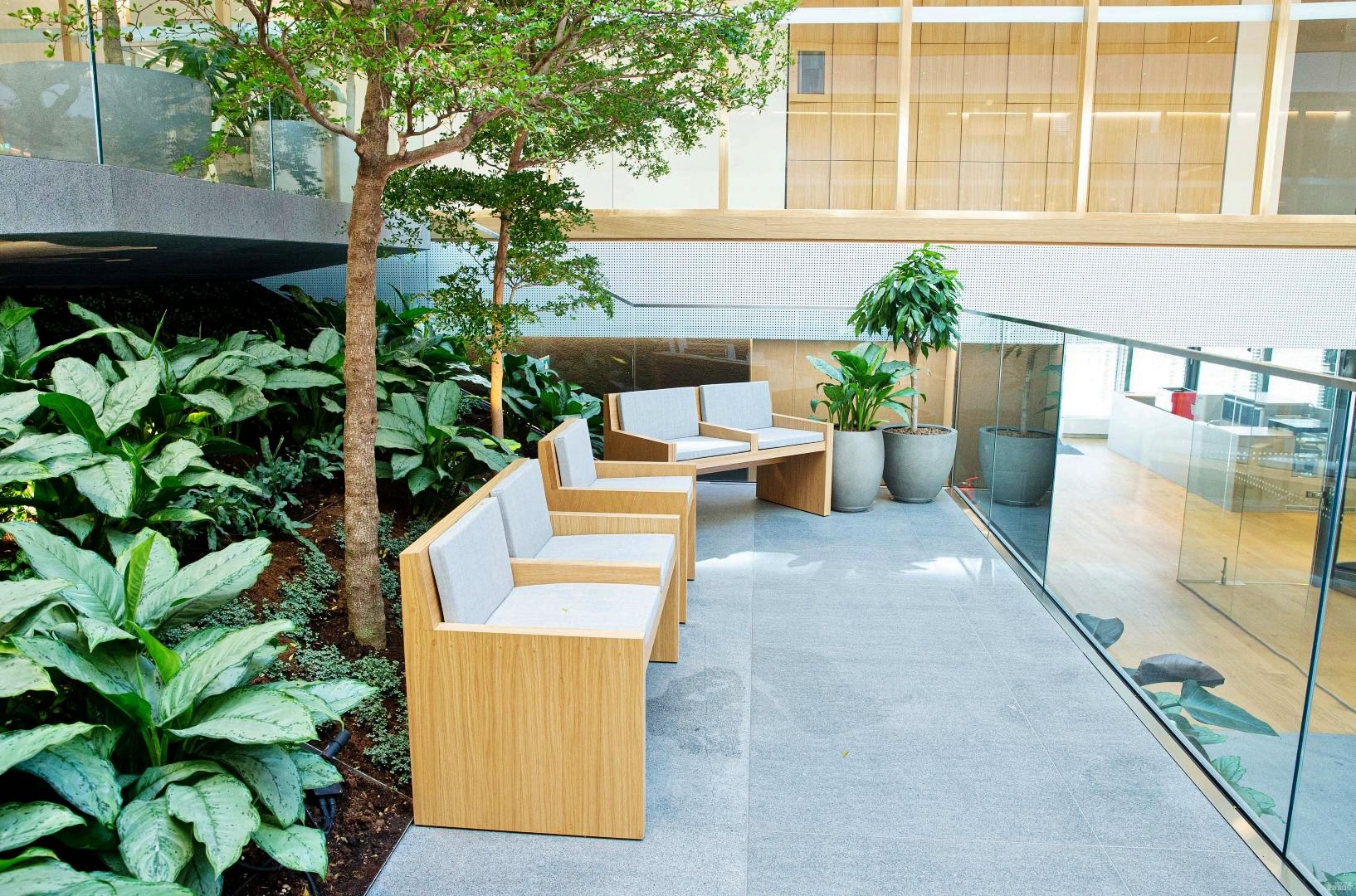 Interior landscaping Lithuania relax zone