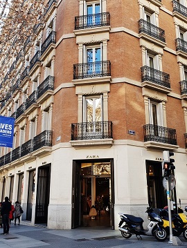 Modehaus Madrid Raumbegruenung