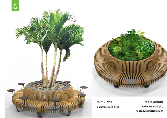 Sitzbereiche Pflanze Baum Palme online kaufen