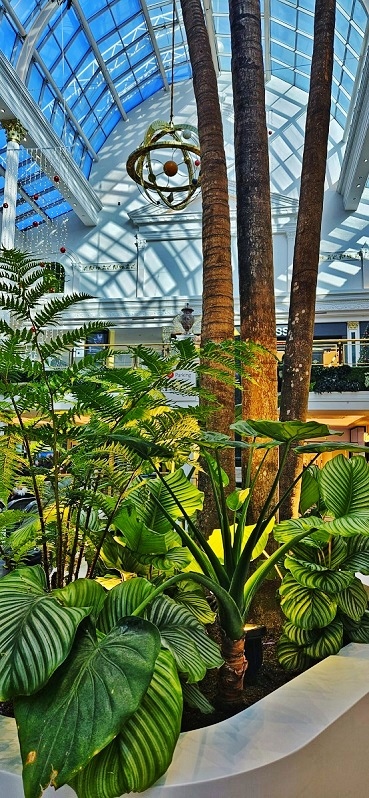 shopping center greening plants interior europe wide botanic international